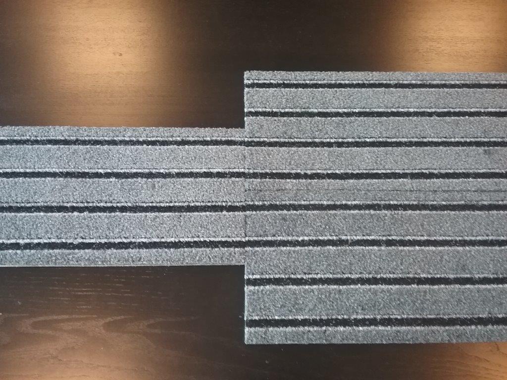 Entrance mat Q-Beez 23,5 x 75 cm without aluminum